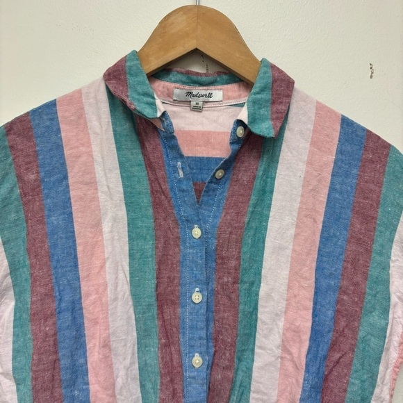 Madewell Central Shirtdress Flagstaff Stripe - Picture 6 of 11